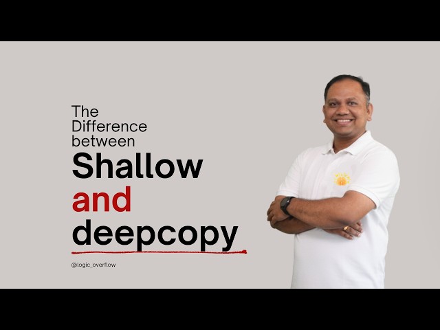 Shallow Copy vs Deep Copy in Python | Full Explanation with Examples