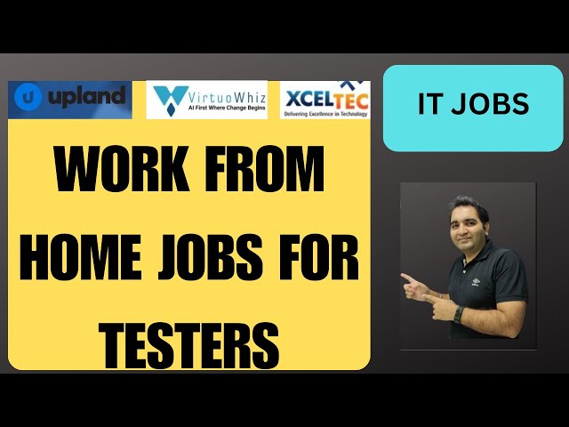 WFH Testing Jobs | Manual Testing| QA Jobs| Rd Automation Learning