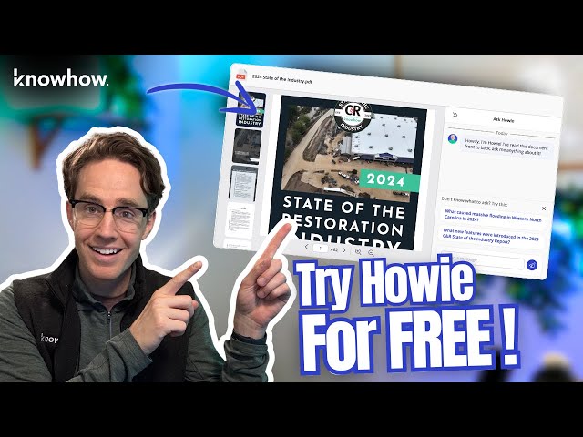 Talk to the 2024 C&R State of the Industry Report with KnowHow’s AI (Try It for Free!)