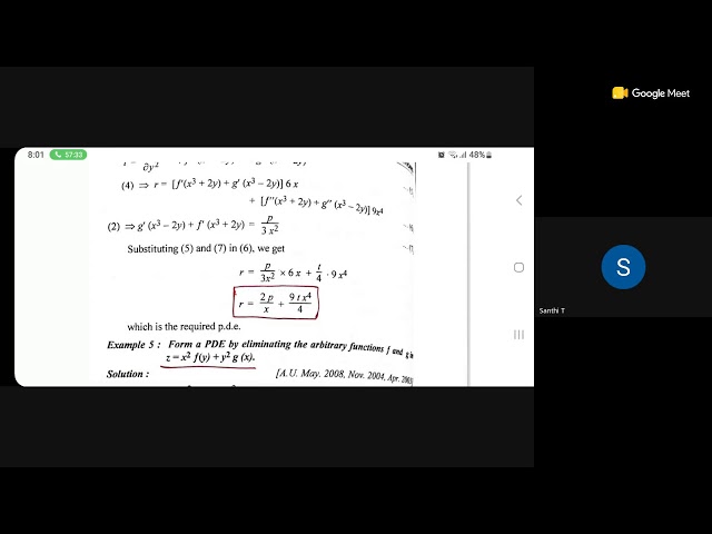 PDE | Class 4 | CSIR NET | TNSET | MATHS | Semmozhi IAS Academy