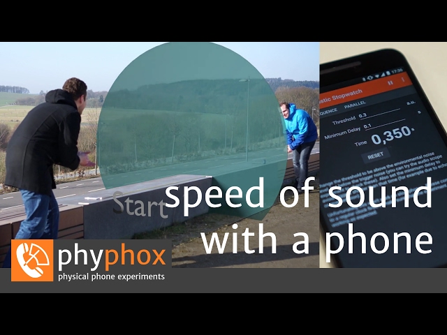 Smartphone-Experiment: Speed of Sound (en)
