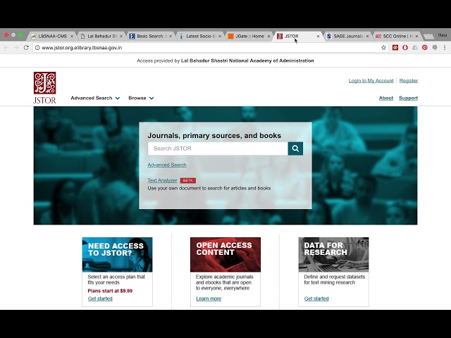 Access to Library E-Resources