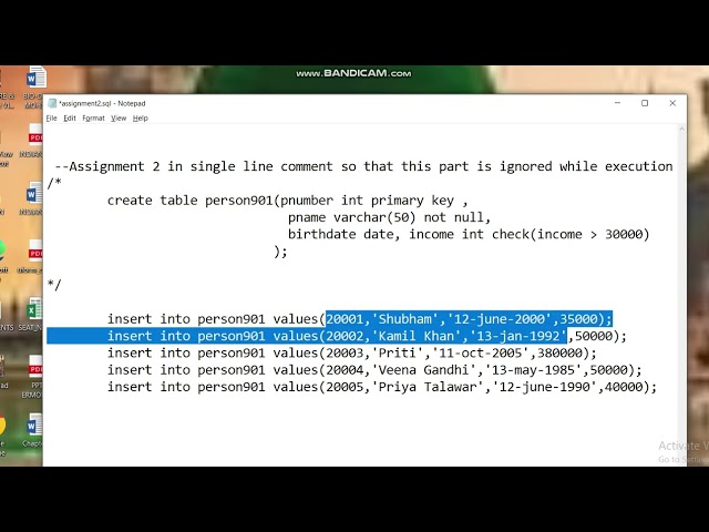 SQL TUTORIAL: Insert into statement Explained with Examples