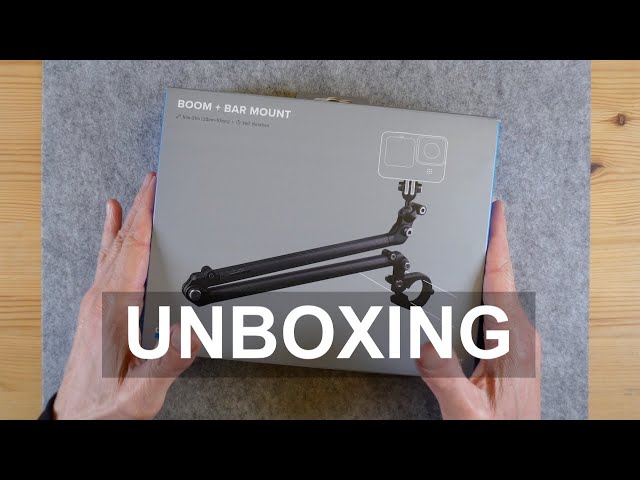 GoPro Boom + Bar Mount Unboxing (4K)