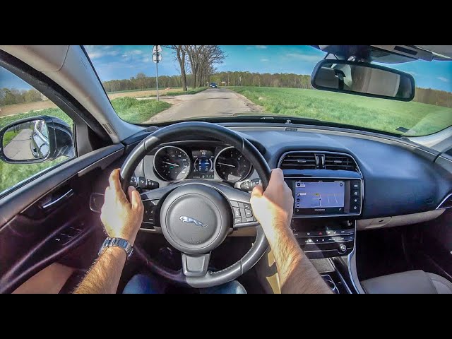 Jaguar XE | 4K POV Test Drive #221 Joe Black