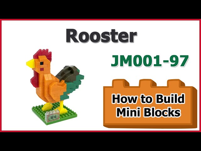 How to Build Rooster Blocks - JIKE PETIT JK-JM001-97 Instructions Specifications