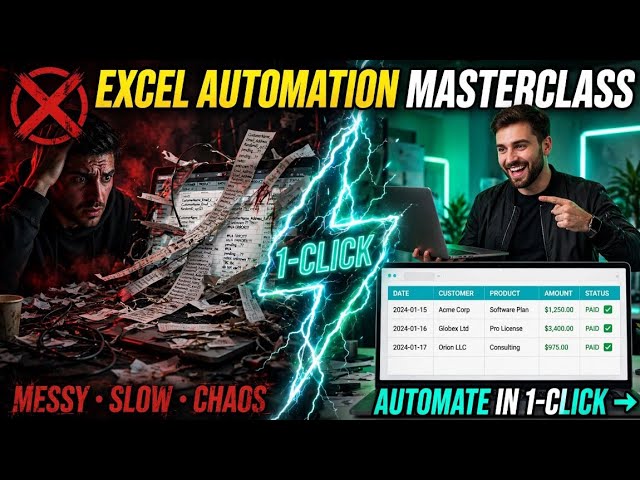 Day 6/30 Stop Doing This in Excel! How I Automated 4 Hours of Weekly Reports with Power Query ⚡