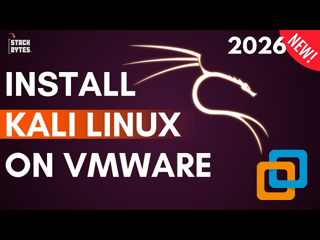 How to Install Kali Linux in VMware Workstation Pro [2026] | Beginner Friendly