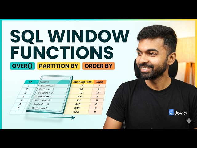 SQL Window Functions Explained - Full Hands-On Tutorial