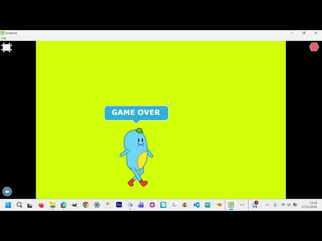 Program a game similar to Flappy Bird with Scratch Jr, keeping your character in flight.