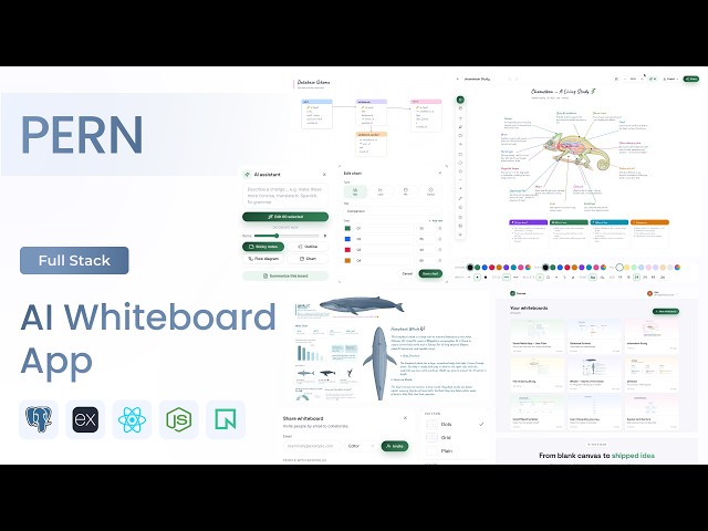 Full-Stack AI Whiteboard App Tutorial | Real-Time Collaboration with React & Gemini
