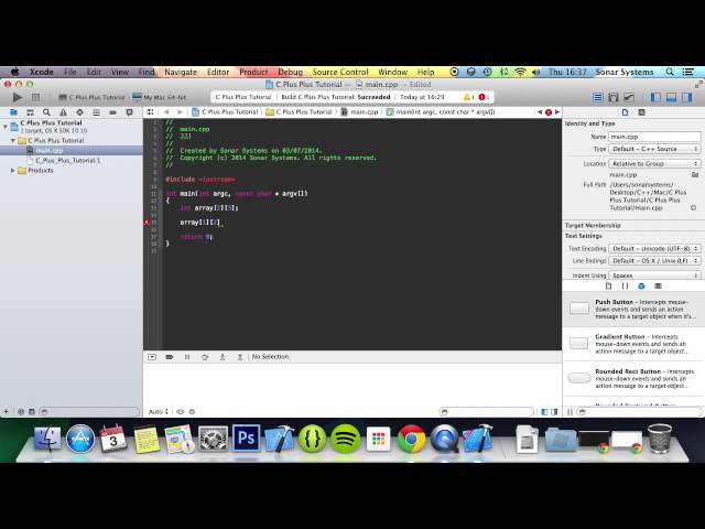 C++ Programming Tutorial 38 - Multidimensional Arrays