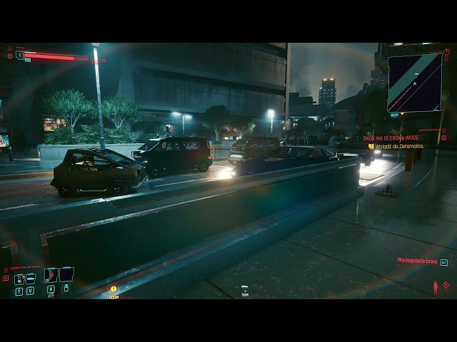 Cyberpunk 2077 - 2 glitches in only one video. Crazy.