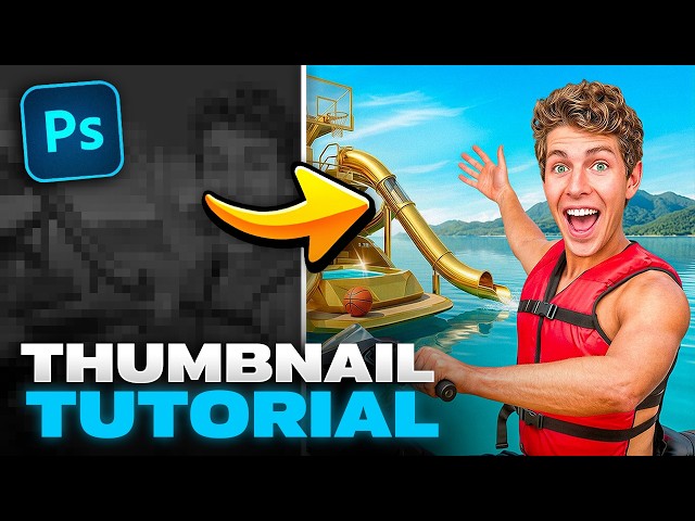 How to Make a Ben Azelart Thumbnail in Photoshop