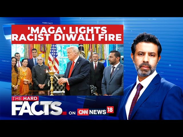 Congress vs Sarfaraz Controversy & Trump’s Diwali Remarks | MAGA Controversy | #thehardfacts Live