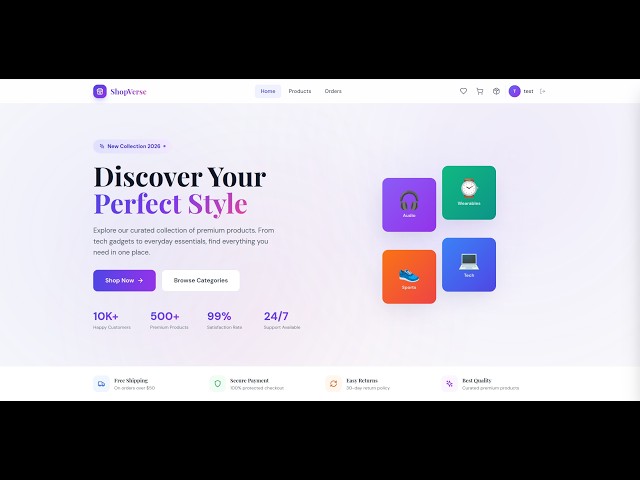 A Full-Stack E-Commerce Platform Deployed on AWS with CI/CD Using GitHub Actions