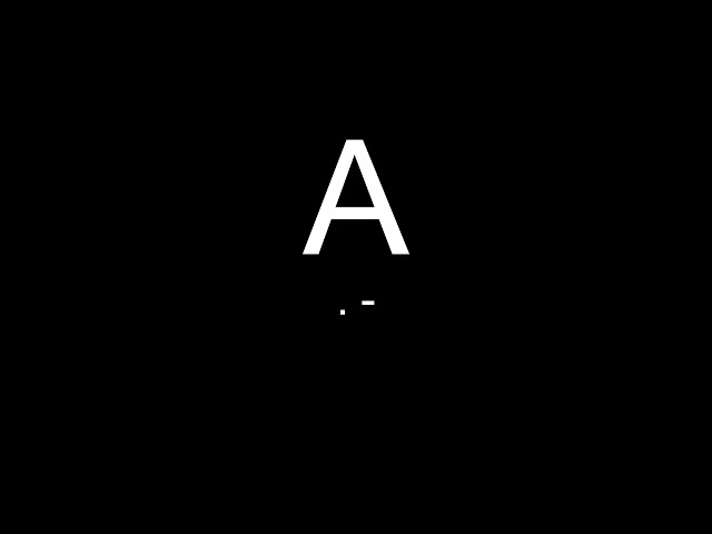 Morse Code In 1 Minute
