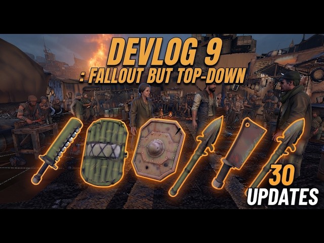 I Added 30 Things to My Fallout-Inspired Survival RPG | Devlog #8