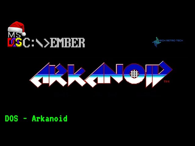 Retro Gameplay - MSDOS - Arkanoid - #DOScember