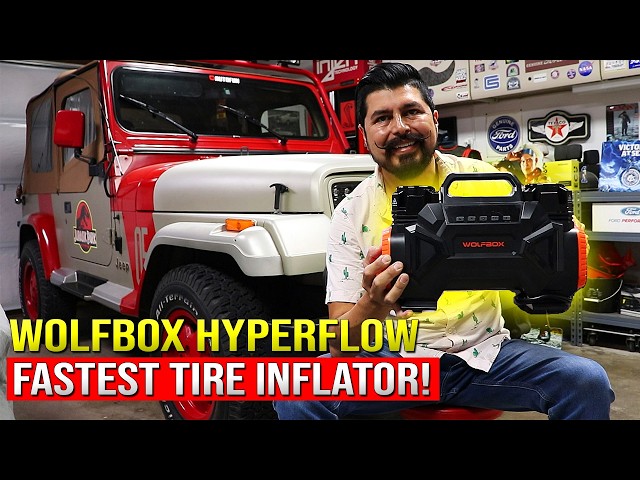WOLFBOX HyperFlow60D 12V Portable Air Compressor Review!