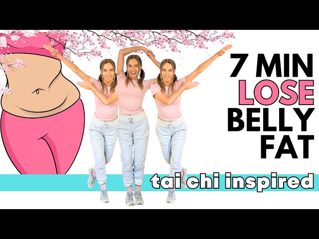 7 Minute Tai Chi Inspired Weight Loss Workout -  Exercises to Lose Belly Fat  - by Lucy Wyndham-Read