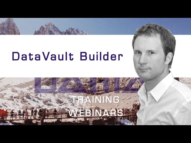 Datavault Builder with a Live Demonstration with Petr Beles