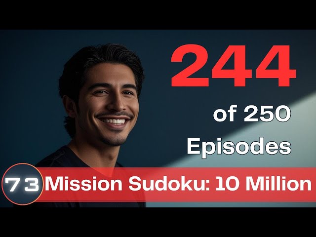 Solving 10 Million Sudoku puzzles using Python, PIL and OpenCV : Part 244