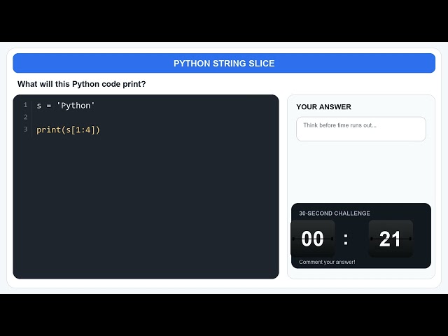 Can You Solve This Python String Slice? 🐍