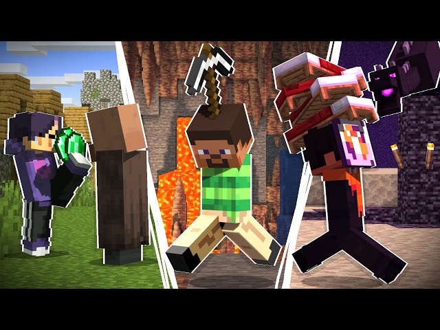 Can you beat Minecraft without arms? 💪🚫