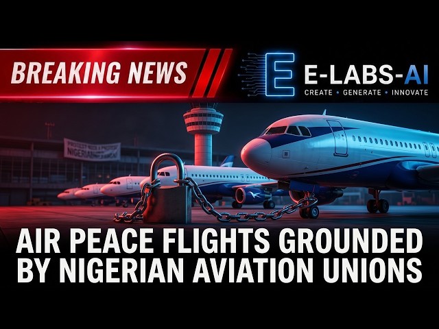 Air Peace Flights Grounded by Nigerian Aviation Unions — Explained | E-Labs AI