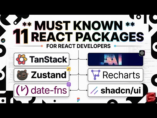 11 Must-Know React Packages Every Developer Should Use (Tamil)