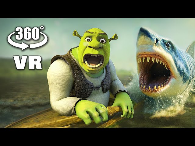 SHREK 360° VR - Shark Attack!