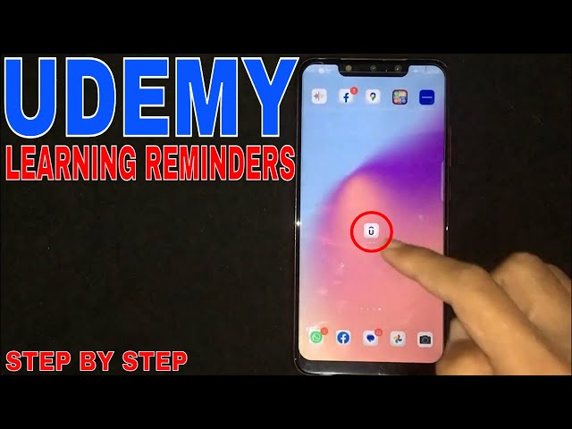 ✅  How To Set Up Learning Reminders In Udemy 🔴