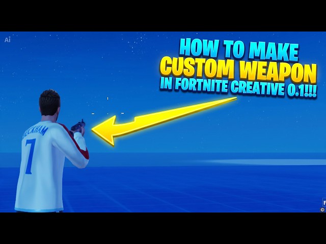How TO Make Custom Weapon In FORTNITE Creative 0.1!!! (2026) (Working)