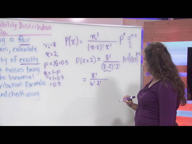 Binomial Probability Distribution Formula