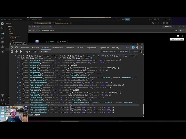 ThreeJS and Angular Space And Time Application - Video 616: Max/Configured Part 44
