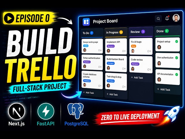 Building a Full Stack SaaS App Live | Next.js, FastAPI, Postgres