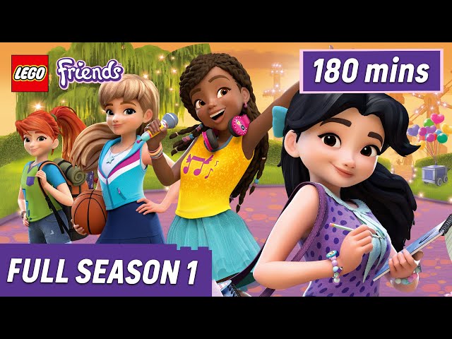 LEGO® FRIENDS SEASON 1 COMPILATION! 💜 | Girls on a Mission | Cartoons and Songs for Kids 🎵