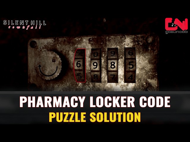Silent Hill Townfall Pharmacy Locker Code Puzzle Solution