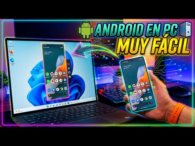 CONECTAR ANDROID al PC | DUPLICA, GRABA y CONTROLA tu TELÉFONO - FÁCIL y RÁPIDO