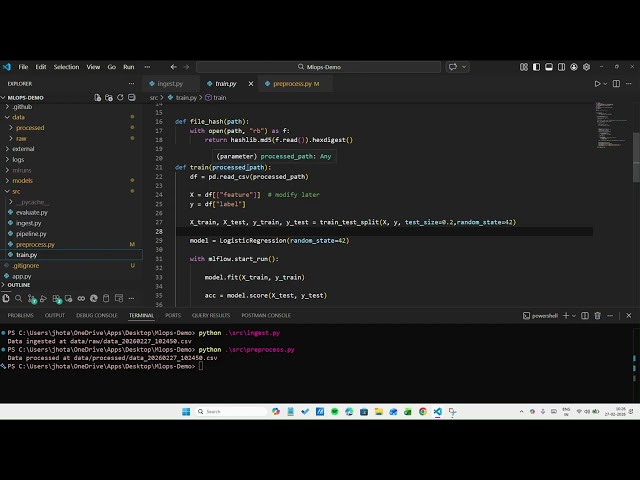 End‑to‑End MLOps Playground: GitHub + Git + MLflow + Docker + Render.com