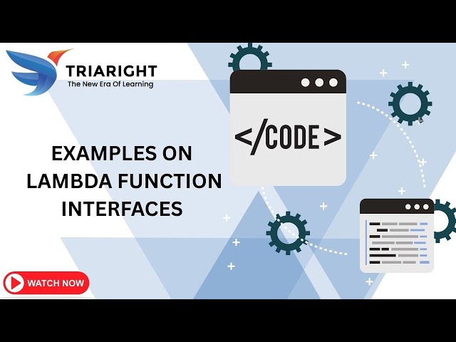 Examples on Lambda Functional Interfaces in Java | Java Tutorial Chapter 13 – Part 4