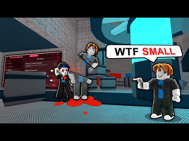 Trolling as SMALLEST Avatar With HACKS in Murder Mystery 2 Script!