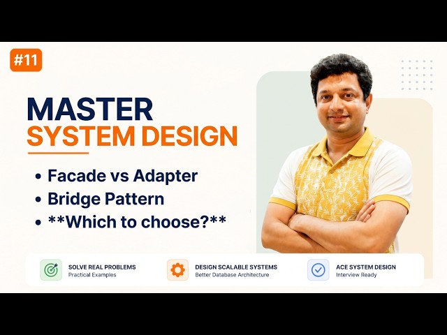 Design Patterns - Low Level Design - Part 4 of 4 Structural and Behavioral Design Patterns