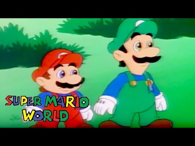 Super Mario World | A LITTLE LEARNING | Super Mario Brothers | Cartoons For Kids
