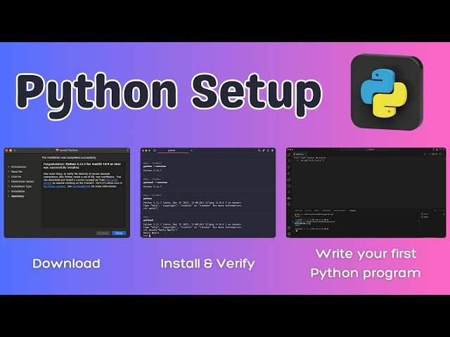 Python Setup for Beginners: A Step-by-Step Guide