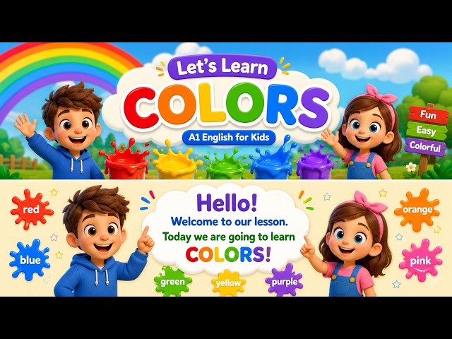 Listen and learn English-A1-Colors