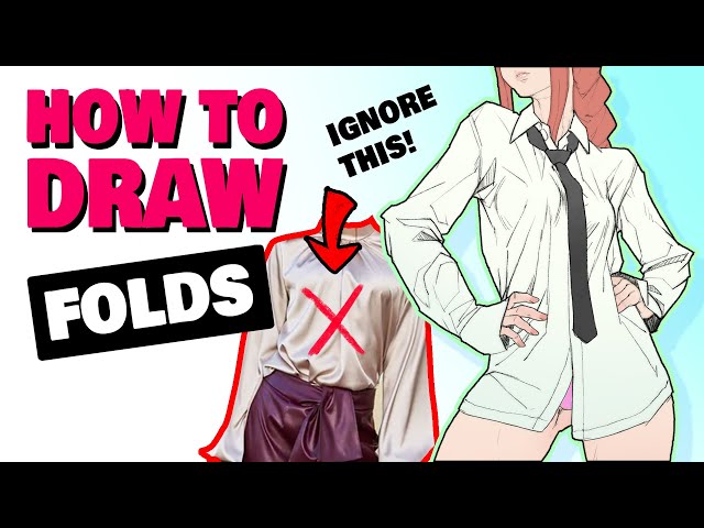 HOW TO DRAW CLOTHING FOLDS PERFECTLY EVERY TIME 👕