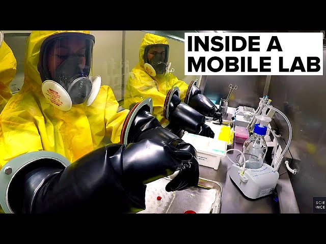 A Look INSIDE a High-tech Mobile Laboratory Against Viruses