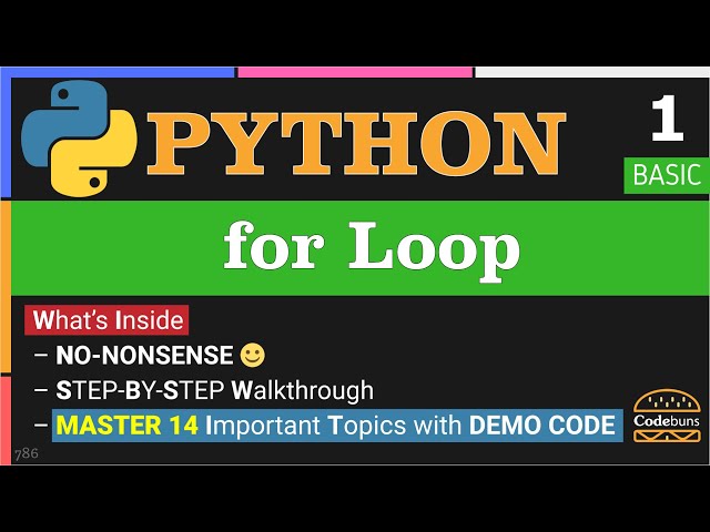 MASTER Python for Loop(STEP-BY-STEP Python Coding with Article, Examples, And Demo)